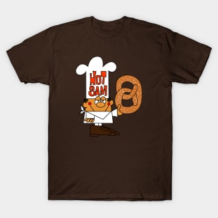 Hot Sam Vintage Mall Soft Pretzel Shop T-Shirt